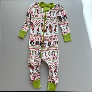 Hanna Andersson Grinch Festive Kids One Piece Pajama Size 18-24M